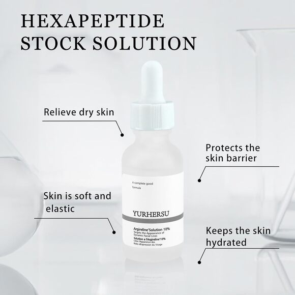 Argireline 10% Anti-Wrinkle Facial Serum Peptide Solution Moisturizing 30ml - Picture 2 of 7